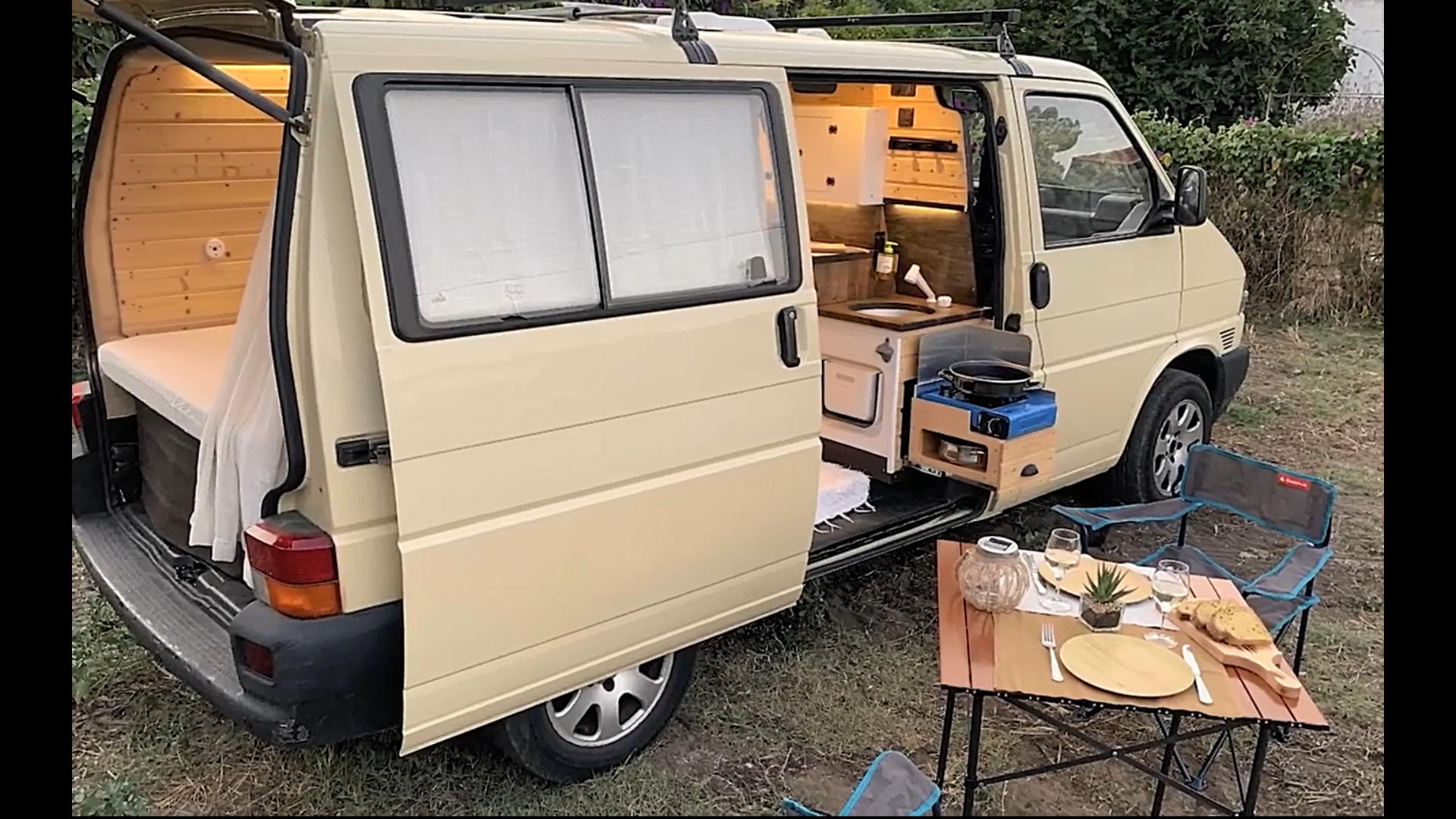 大众t4露营车改造