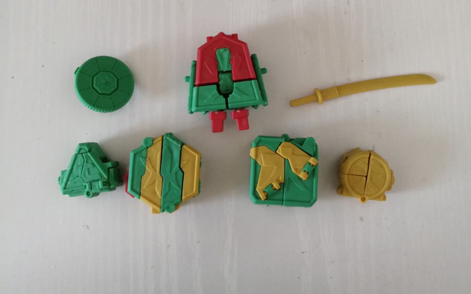 童年回忆 校门口拼装 国产拼装 怀旧老d 侍战队 真剑王