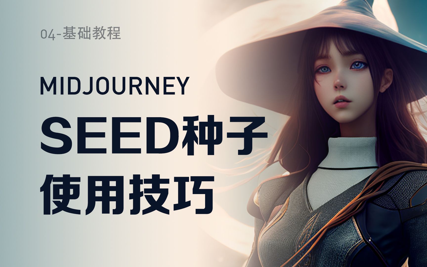 Midjourney 基础教学4|seed种子&使用详解,轻松制作连贯图像哔哩哔哩bilibili