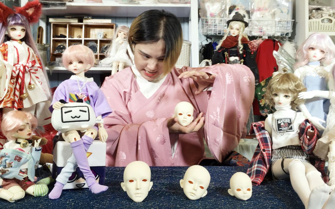 【bjd】练妆头集结,玖尾开启萌新上妆模式【兔纸】【bjd】sng 少年纪