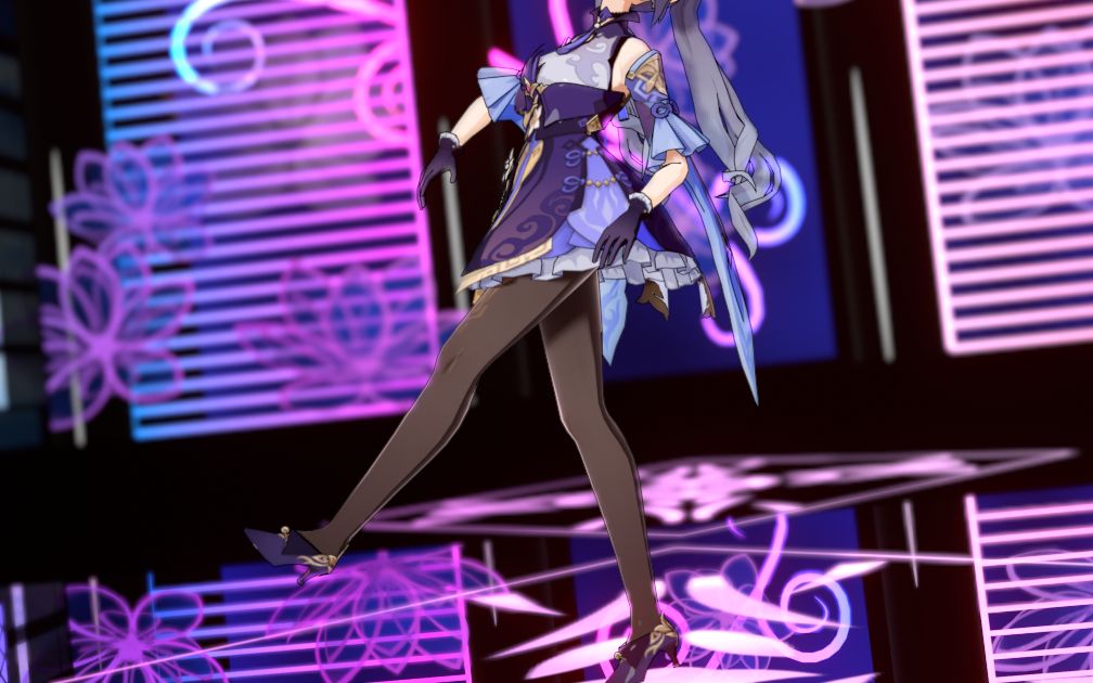 原神刻晴黑丝的神