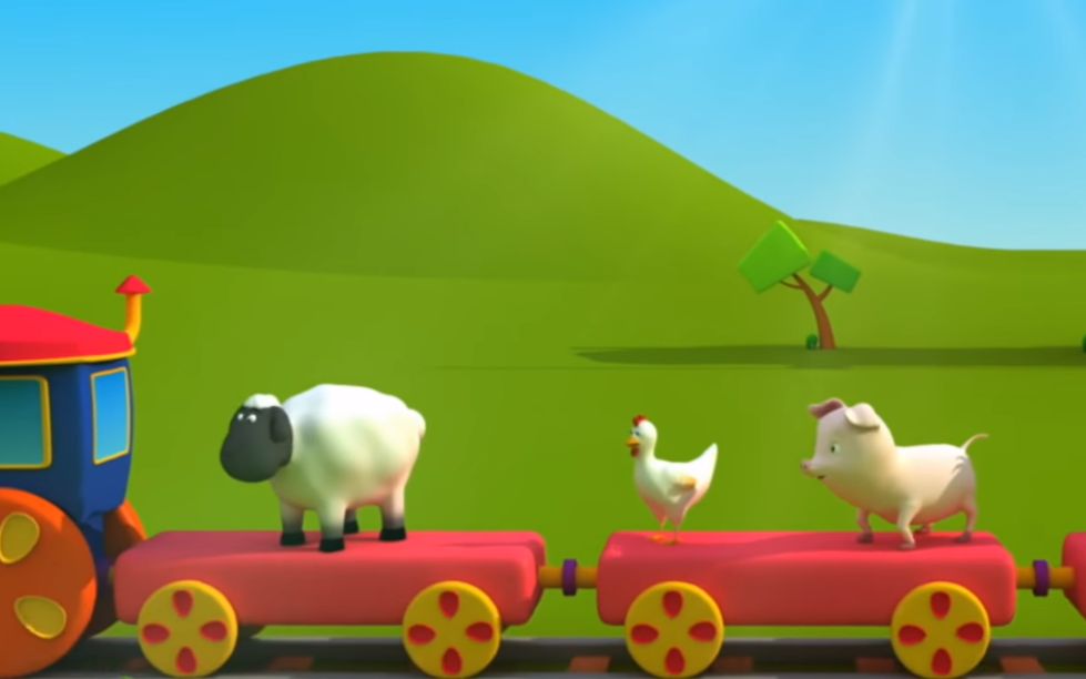 去农场 英文儿歌 早教Went To The Farm  Bob The Train Cartoons  Nursery Rhymes For Babies哔哩哔哩bilibili