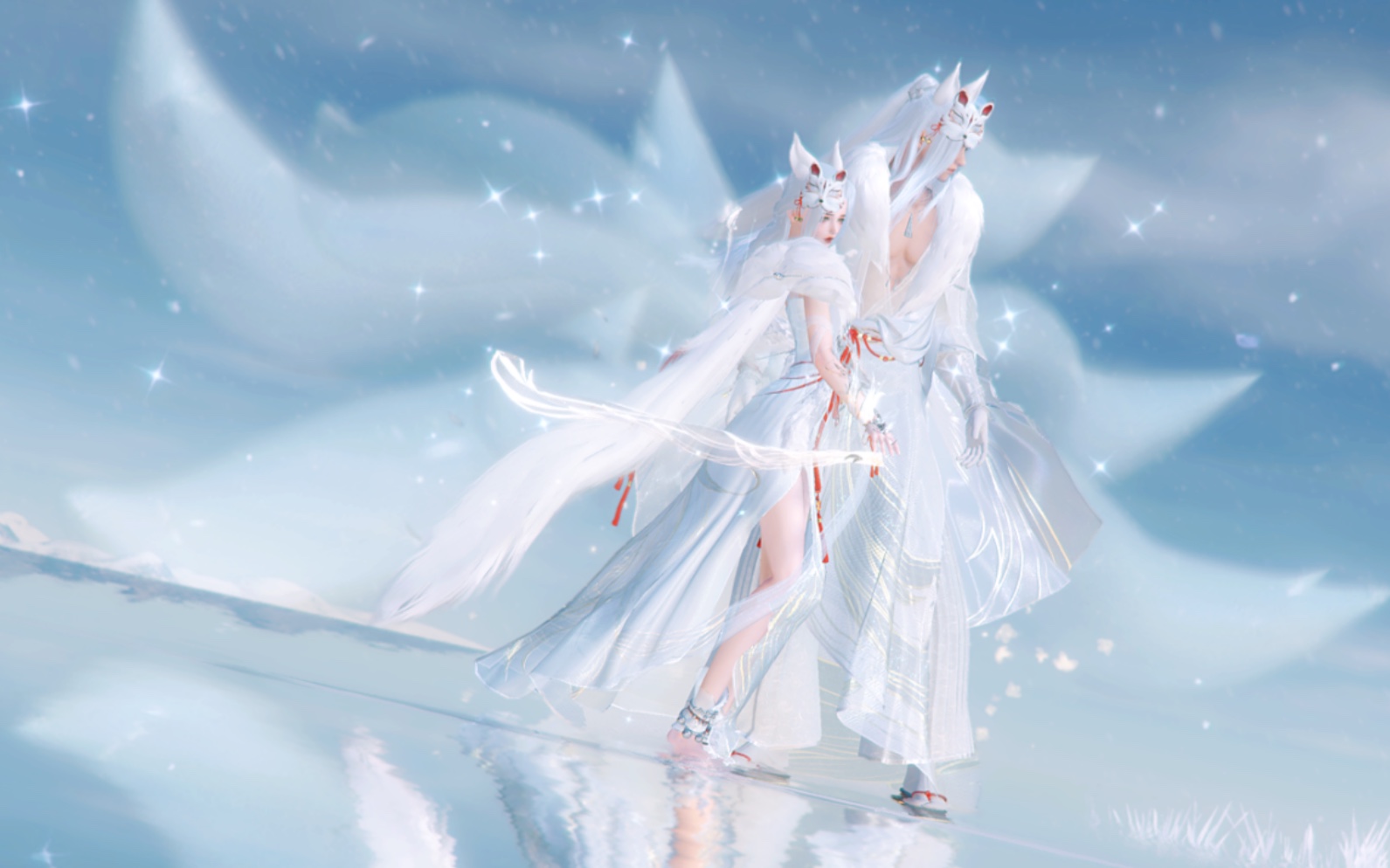 逆水寒惊艳至极的白狐时装至今都未能超越