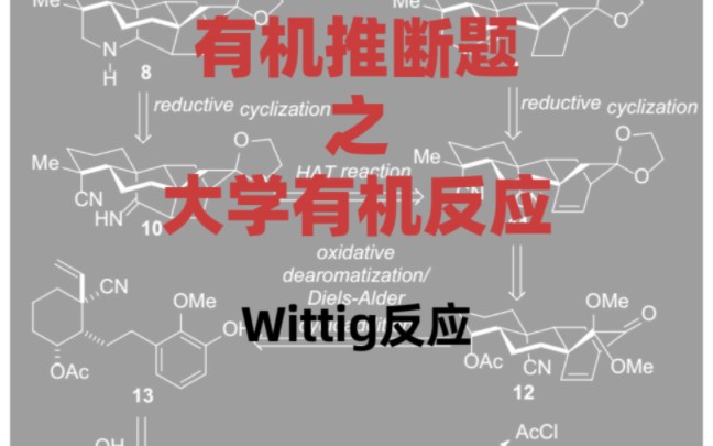 【大学有机反应】Wittig反应哔哩哔哩bilibili