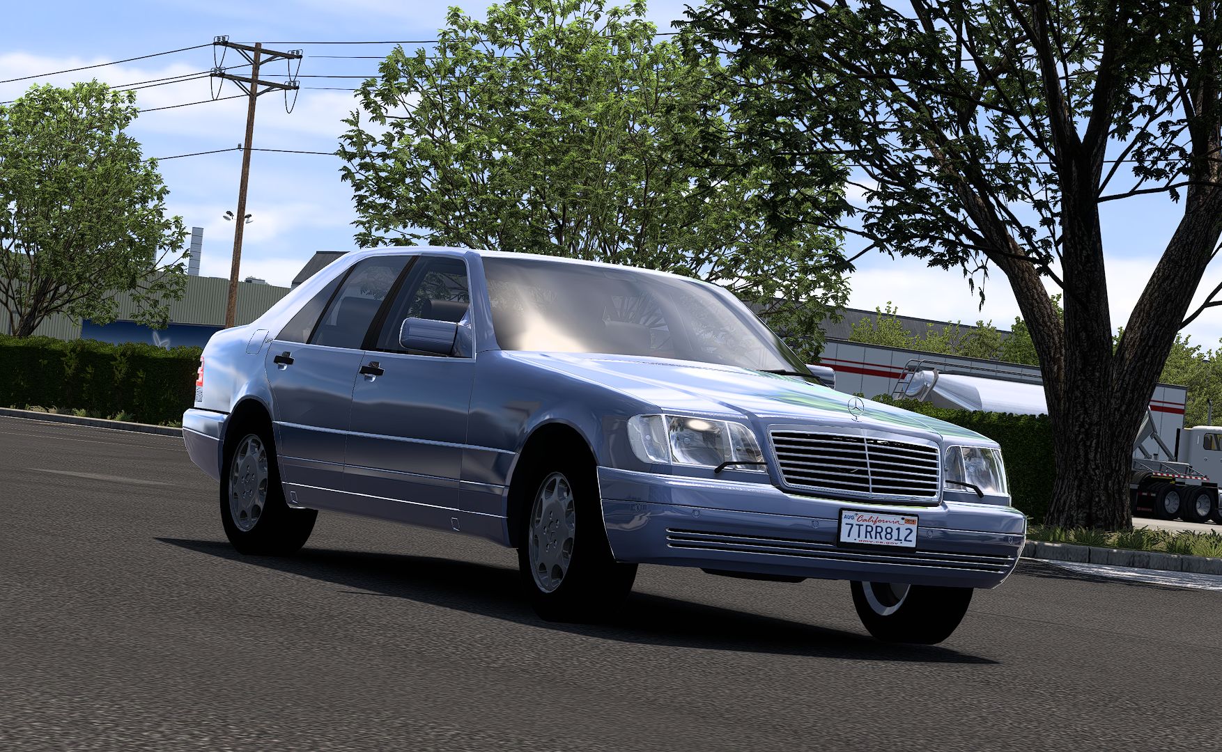欧美卡通用mod:奔驰 w140 s-class s600 v1.3 1.49