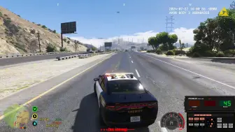 Download Video: 【LSPDFR】洛杉矶县警奥斯汀·桑德斯一天的工作，处理各种县区突发事件，美警执法实录！（白漺整合包）