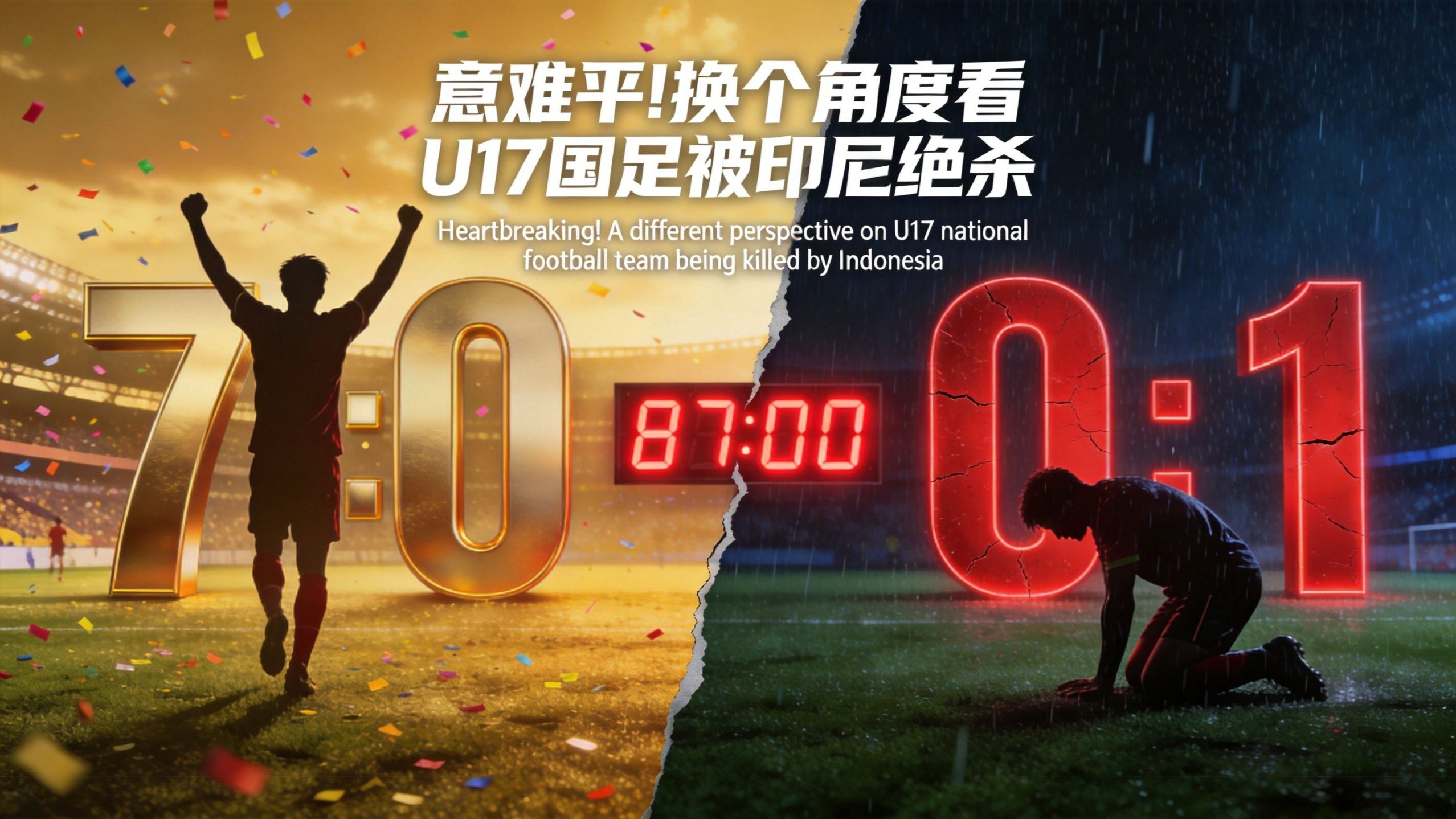 意难平！换个角度看U17国足被印尼绝杀