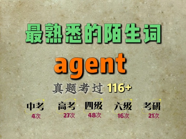 最熟悉的陌生词:agent哔哩哔哩bilibili