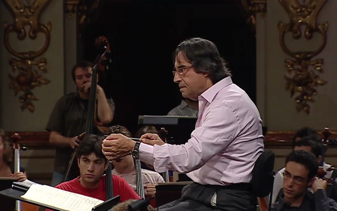 穆蒂与凯鲁比尼管弦乐团排练老柴罗密欧与朱丽叶序曲riccardomuti