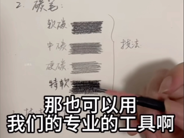 素描基础工具讲解（一）