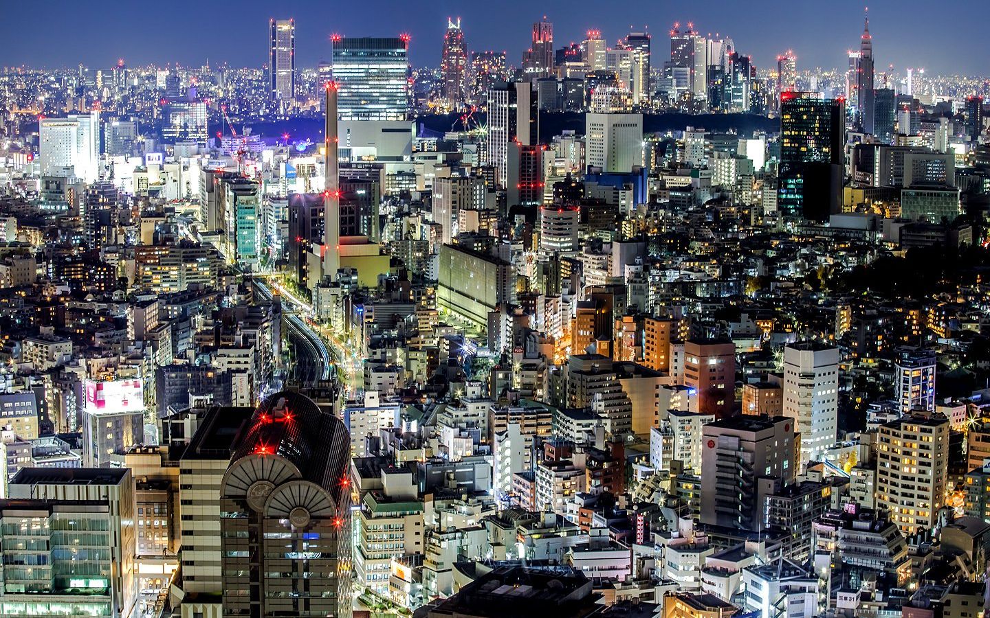 東京夜景ドライブ豊洲→新宿