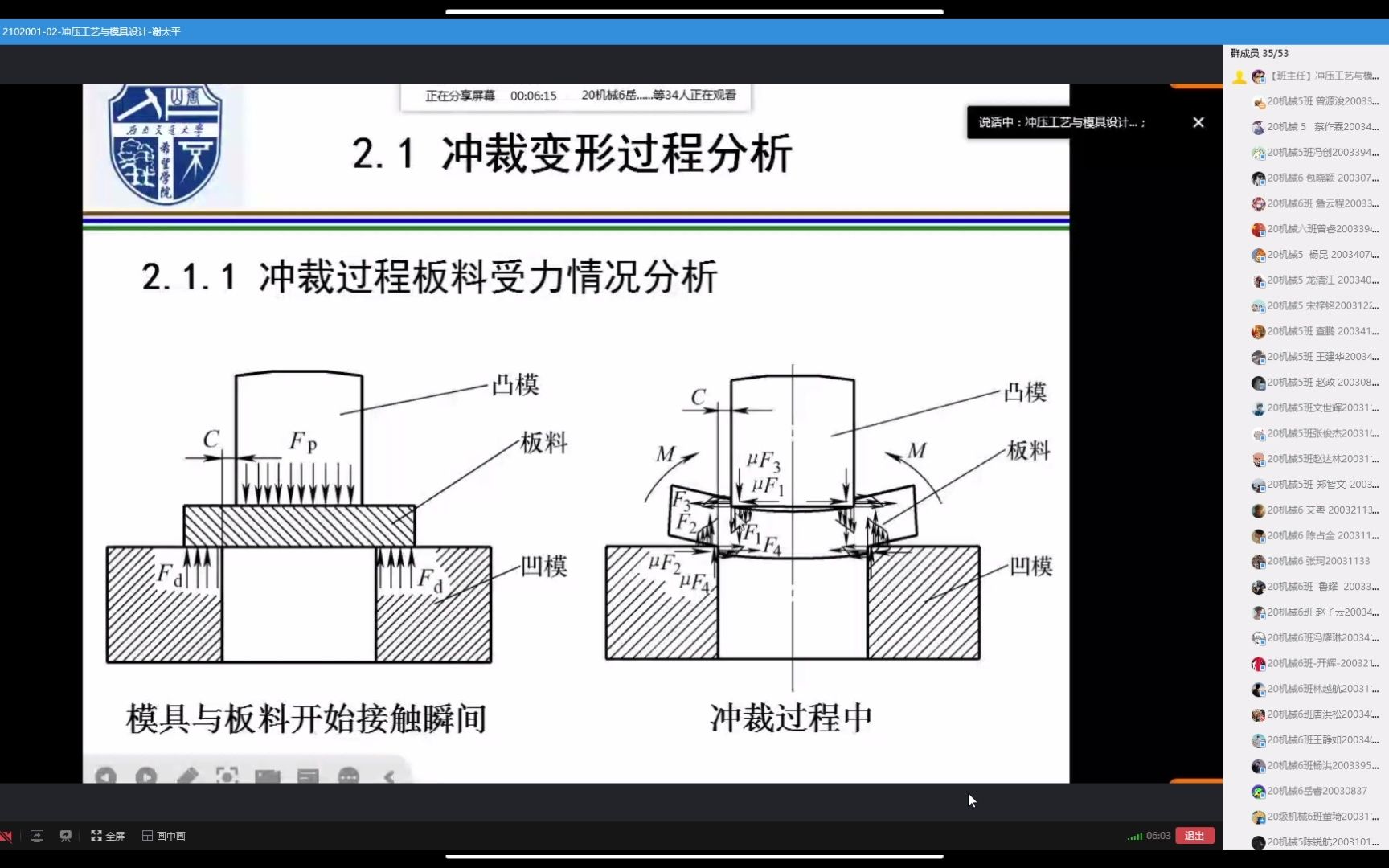 冲压成型工艺与模具设计哔哩哔哩bilibili