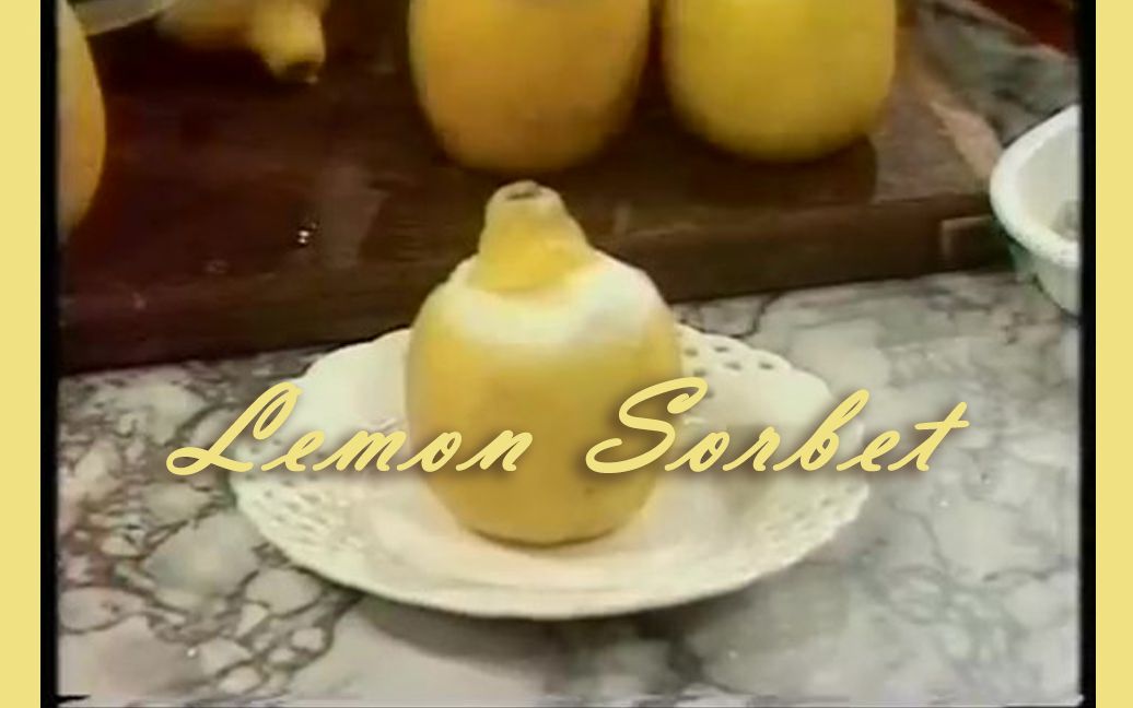 【复古】柠檬冰沙 | Mary Berry makes Lemon Sorbet  How to make | 1973哔哩哔哩bilibili