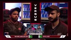 Video herunterladen: 豪鬼实在是太op，TakeDown2023 决赛 Arslan vs Atif