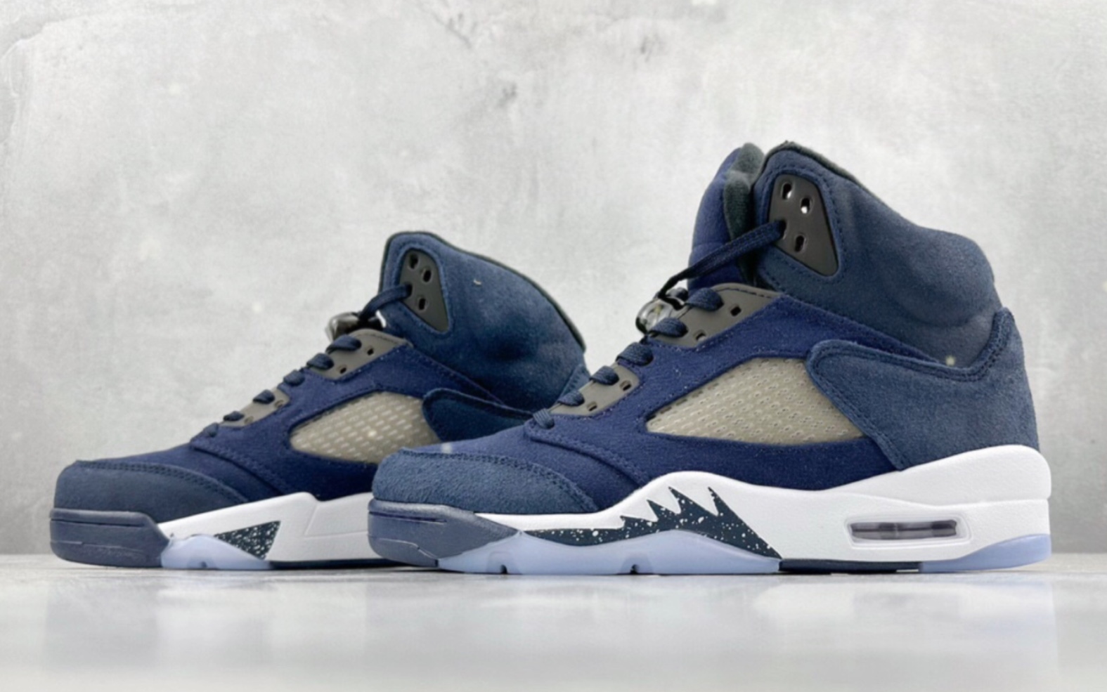 乔丹 air jordan 5 midnight navy blue aj5 午夜海军蓝球鞋fd6812