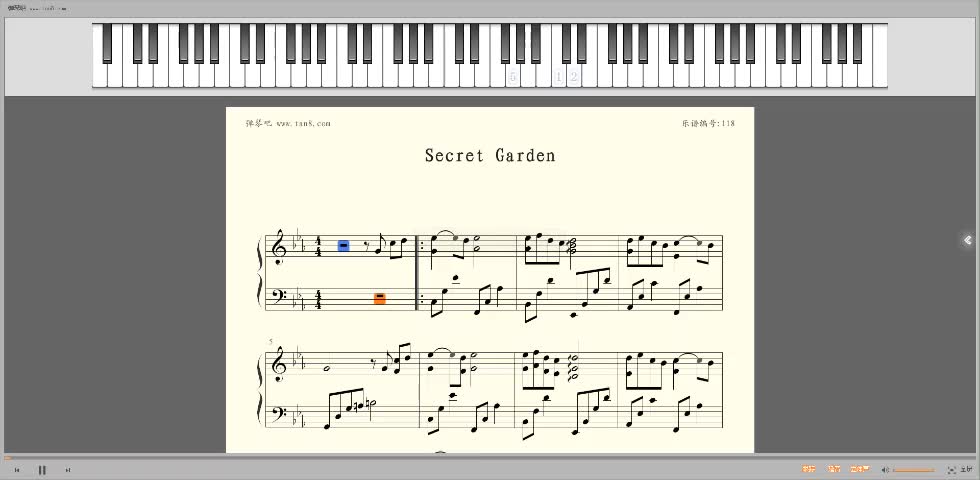 《神秘园之歌,钢琴谱》Songs From A Secret Garden ,神秘园弹吧钢琴谱吉他谱钢琴曲乐谱五线谱高清免费下载蛐蛐钢琴网哔哩哔哩bilibili