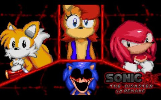 2D大逃杀】Sonic.Exe The Disaster 2D Remake 游戏流程-2_单机游戏热门视频