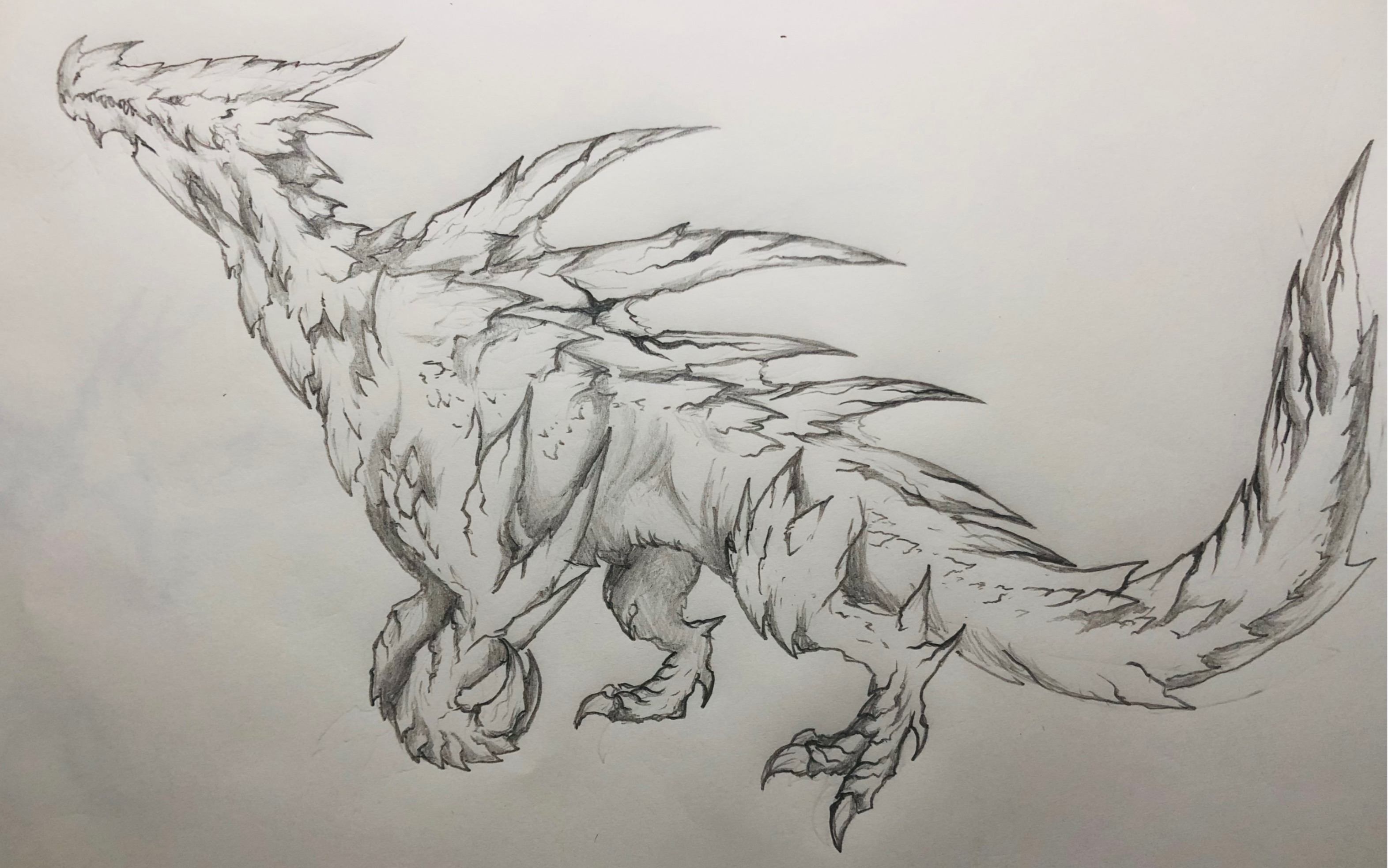 [怪物猎人原创怪物]深雪惊雷 兽龙种——都天龙(彩蛋1:22)