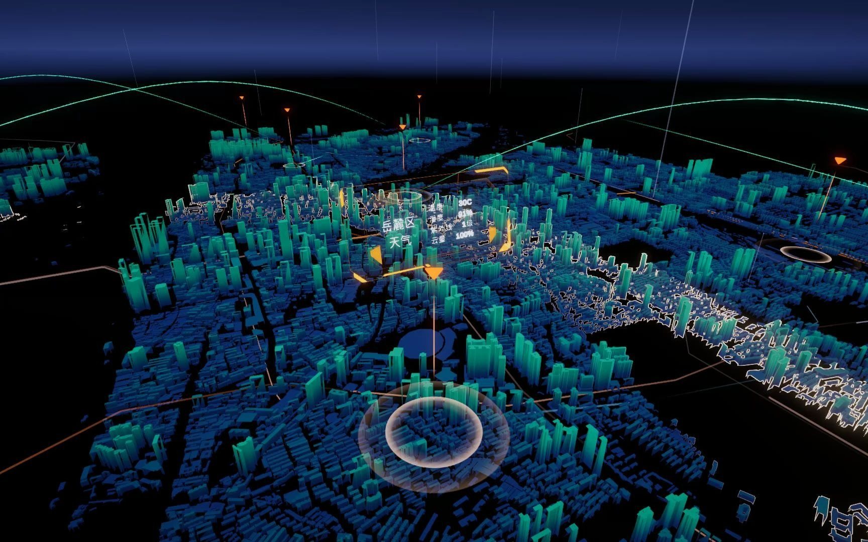 unity urp管线下的智慧城市效果