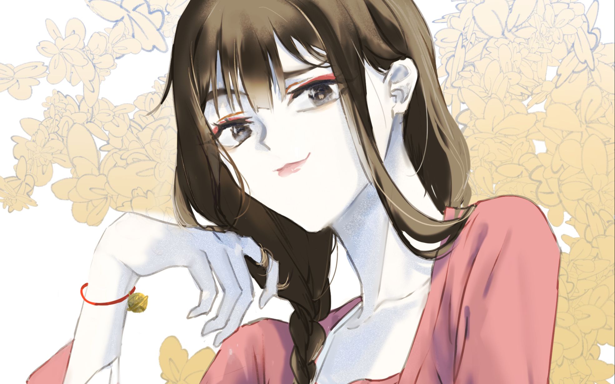 板绘过程百妖谱桃夭