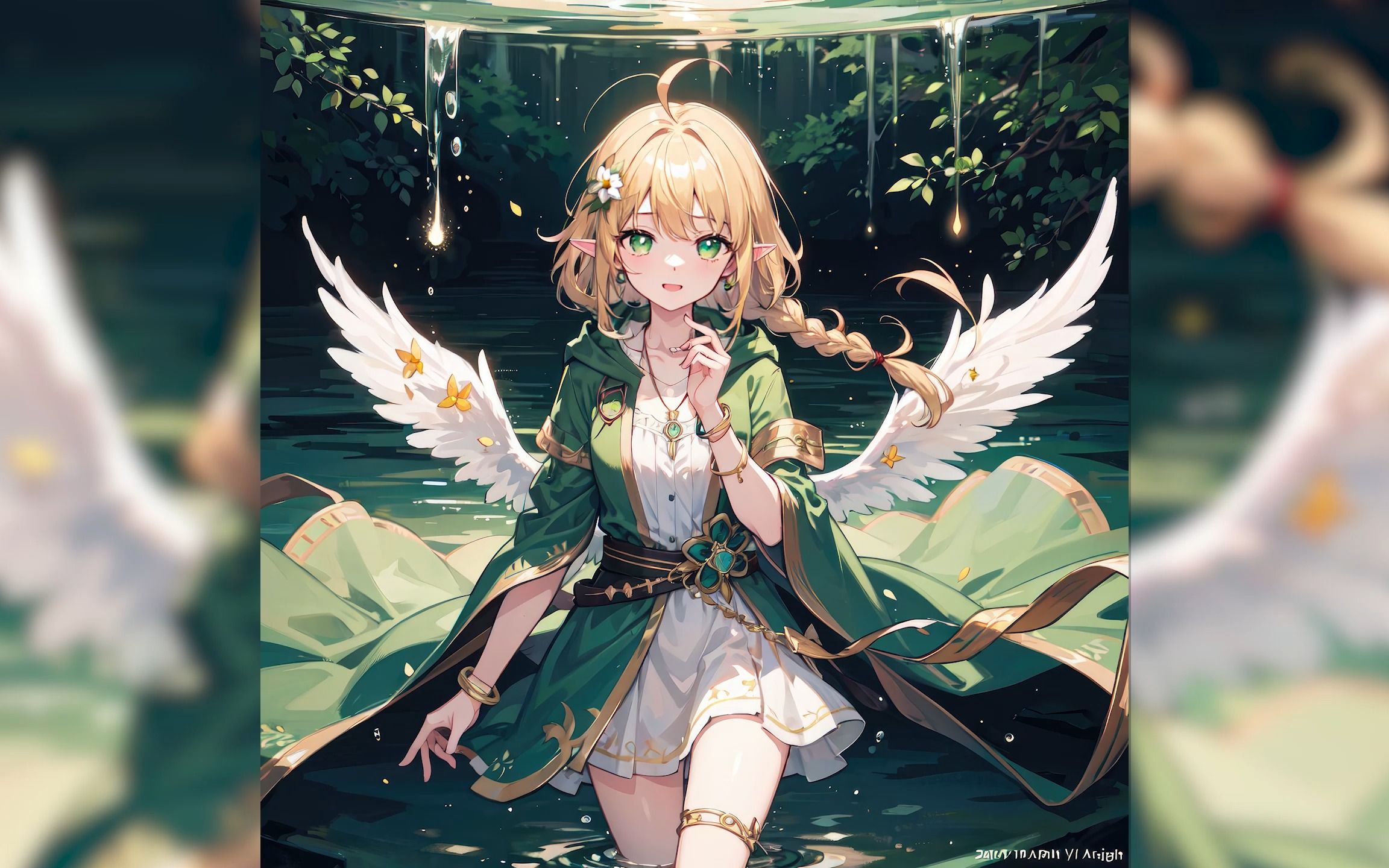 【ai绘画】精灵族少女