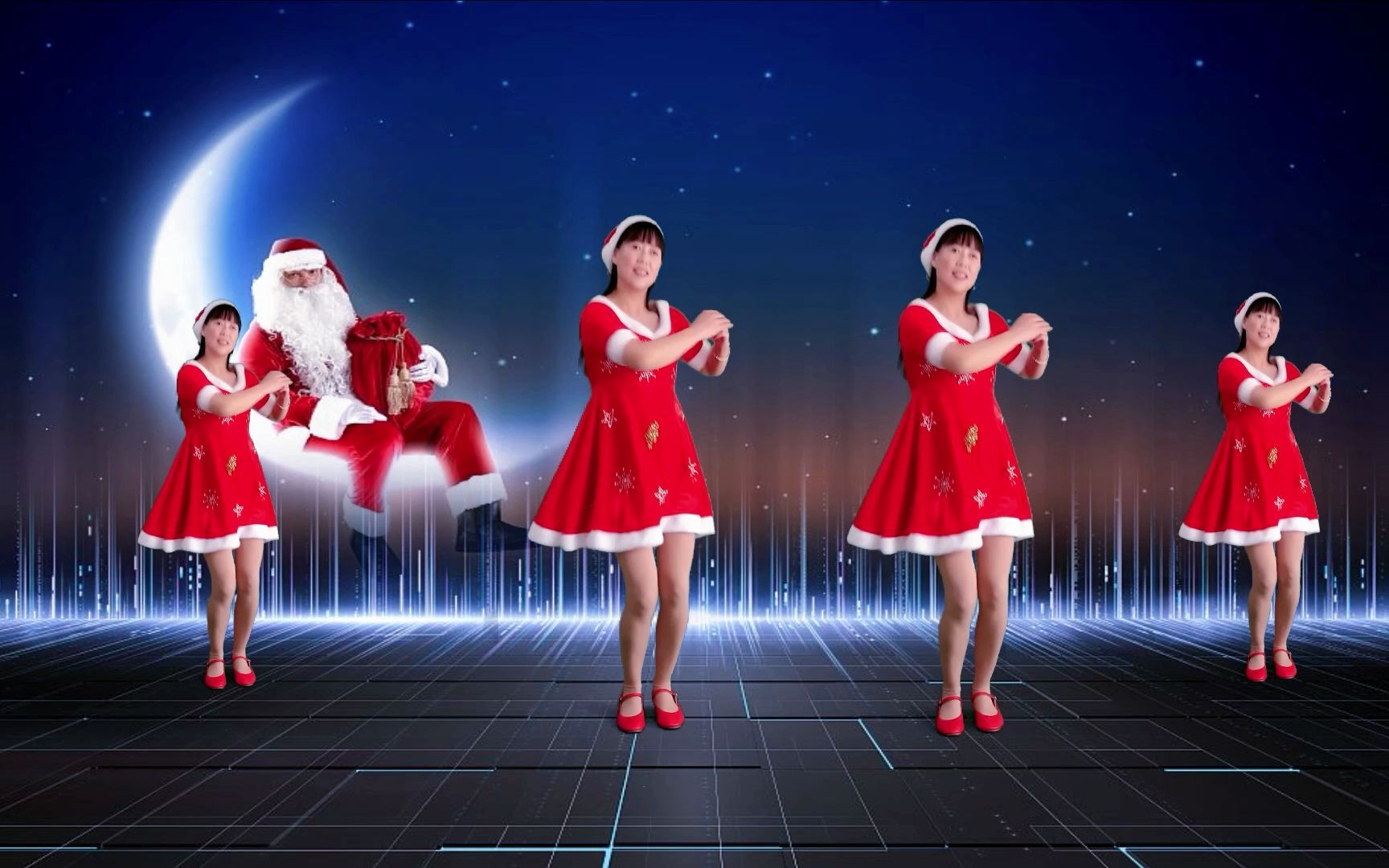 广场舞《圣诞狂欢节》1234567祝你圣诞快乐,欢快好看 原创