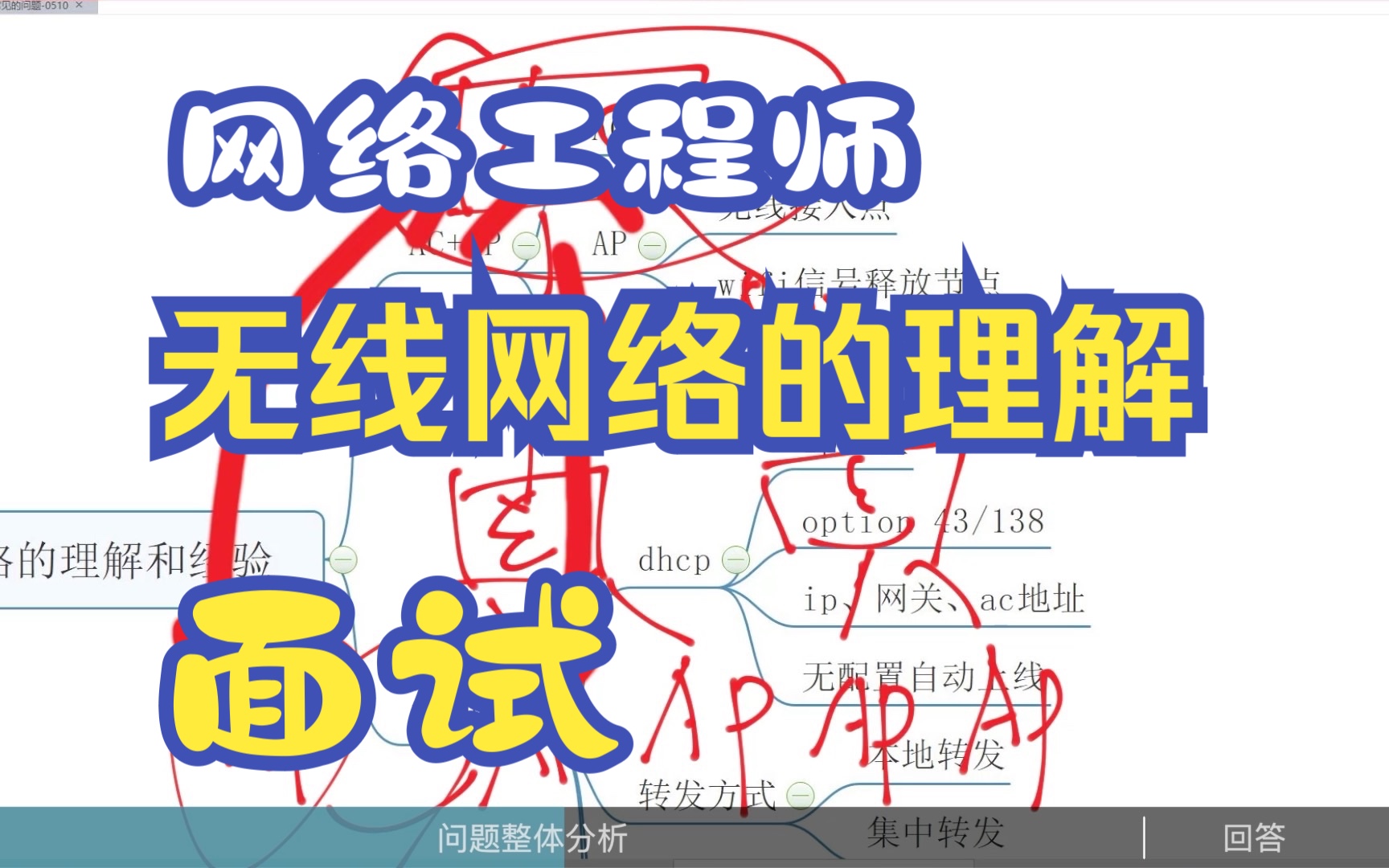 十、你对无线网络的理解和经验网工面试常见问题哔哩哔哩bilibili
