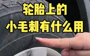 Download Video: 轮胎上的胎毛有什么用？