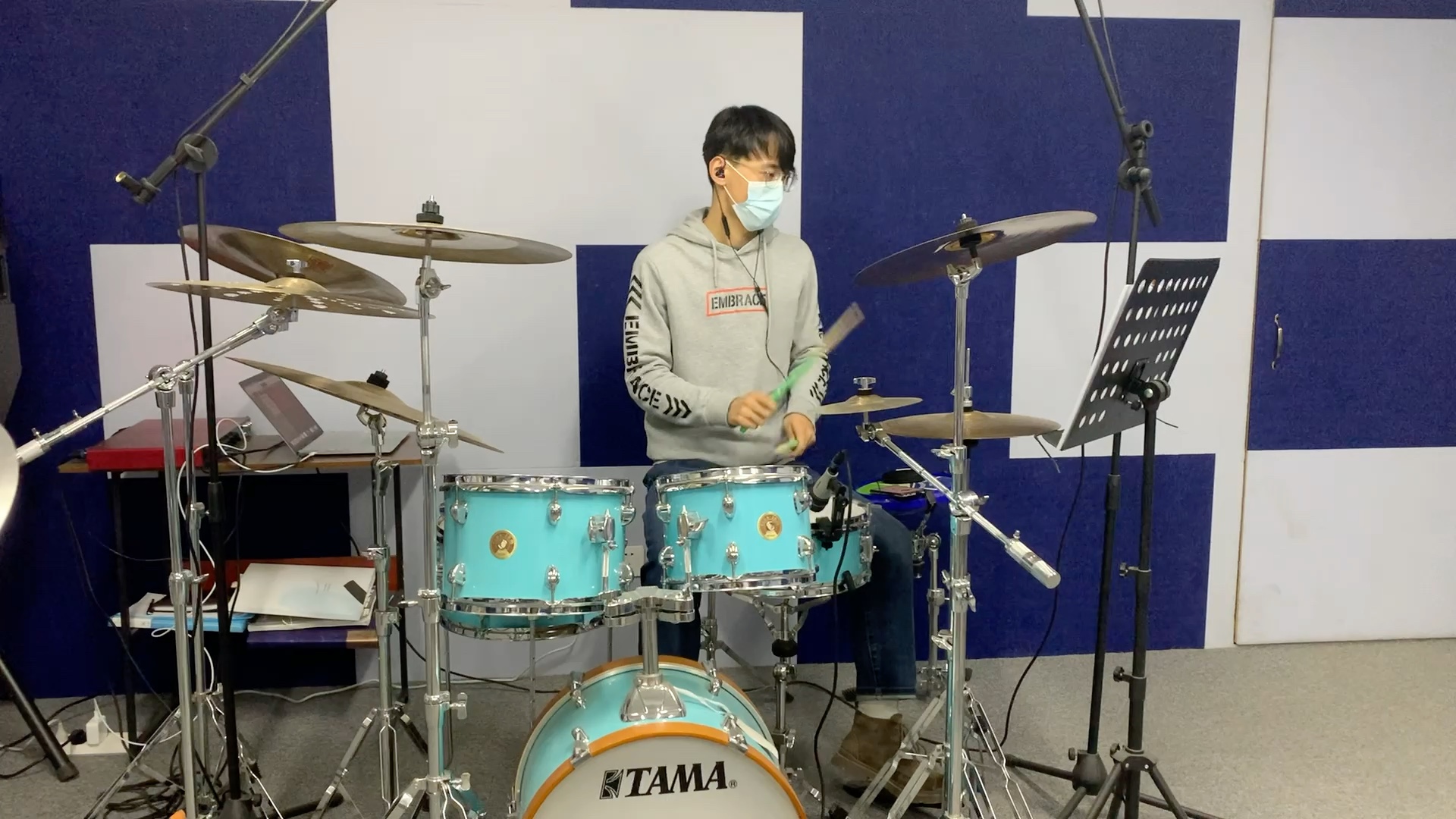 架子鼓 英皇 full rudder