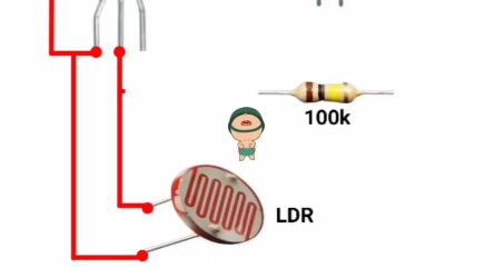 汽车夜间LED灯电路LDR传感器哔哩哔哩bilibili