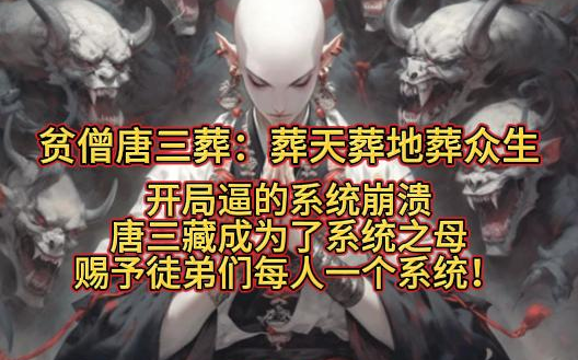 [图]《贫僧唐三葬：葬天葬地葬众生》1-299 开局逼的系统崩溃，唐三藏成为了系统之母，赐予徒弟们每人一个系统！ 「什麽取经团队？从今天开始，我们就叫炸天帮！」三藏嘴