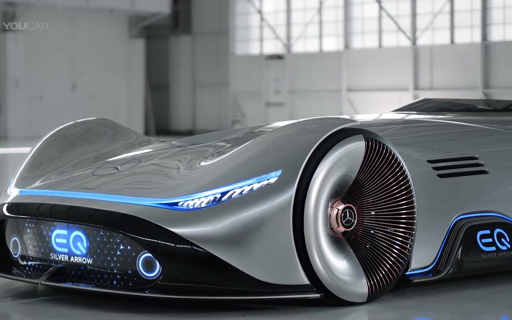 来自未来的银箭 - 奔驰 eq silver arrow_哔哩哔哩 (゜-゜)つロ 干杯