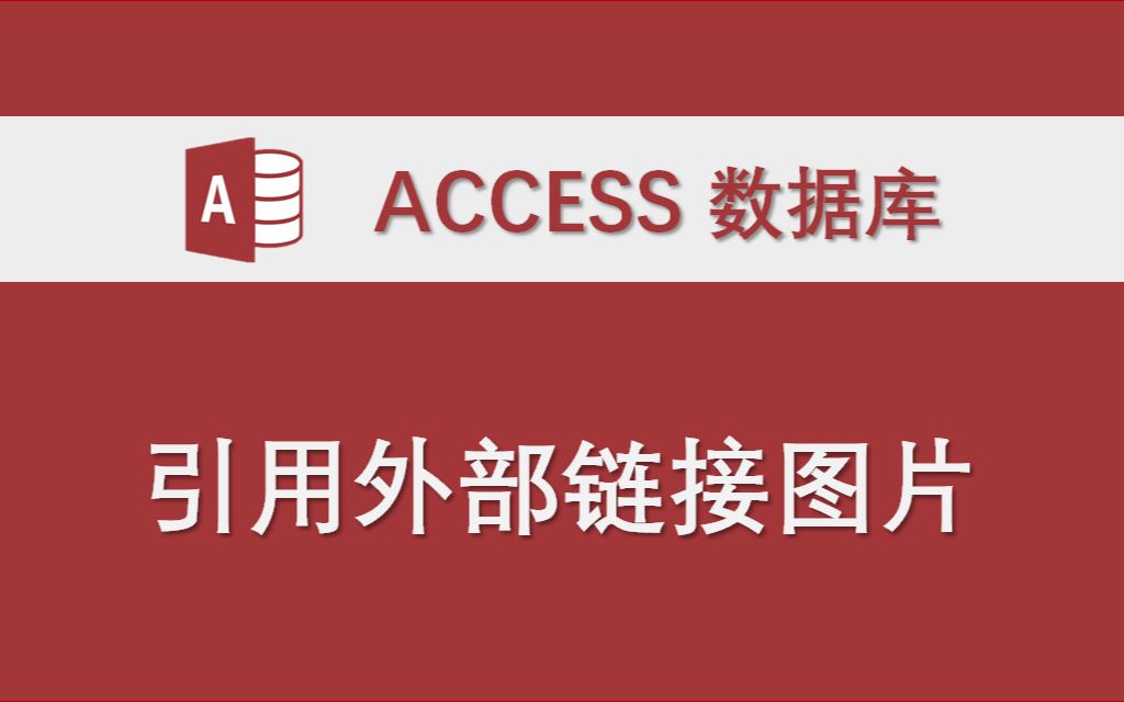 引用外部链接图片 Access数据库系统功能讲解VBA代码编程实例哔哩哔哩bilibili