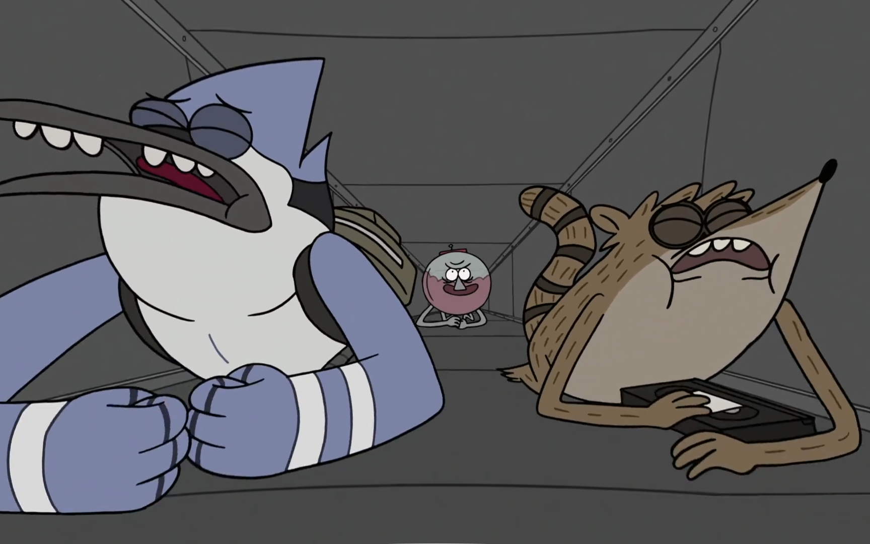 s08e14 - operation hear no evil [regular show] 康复中心中英双字