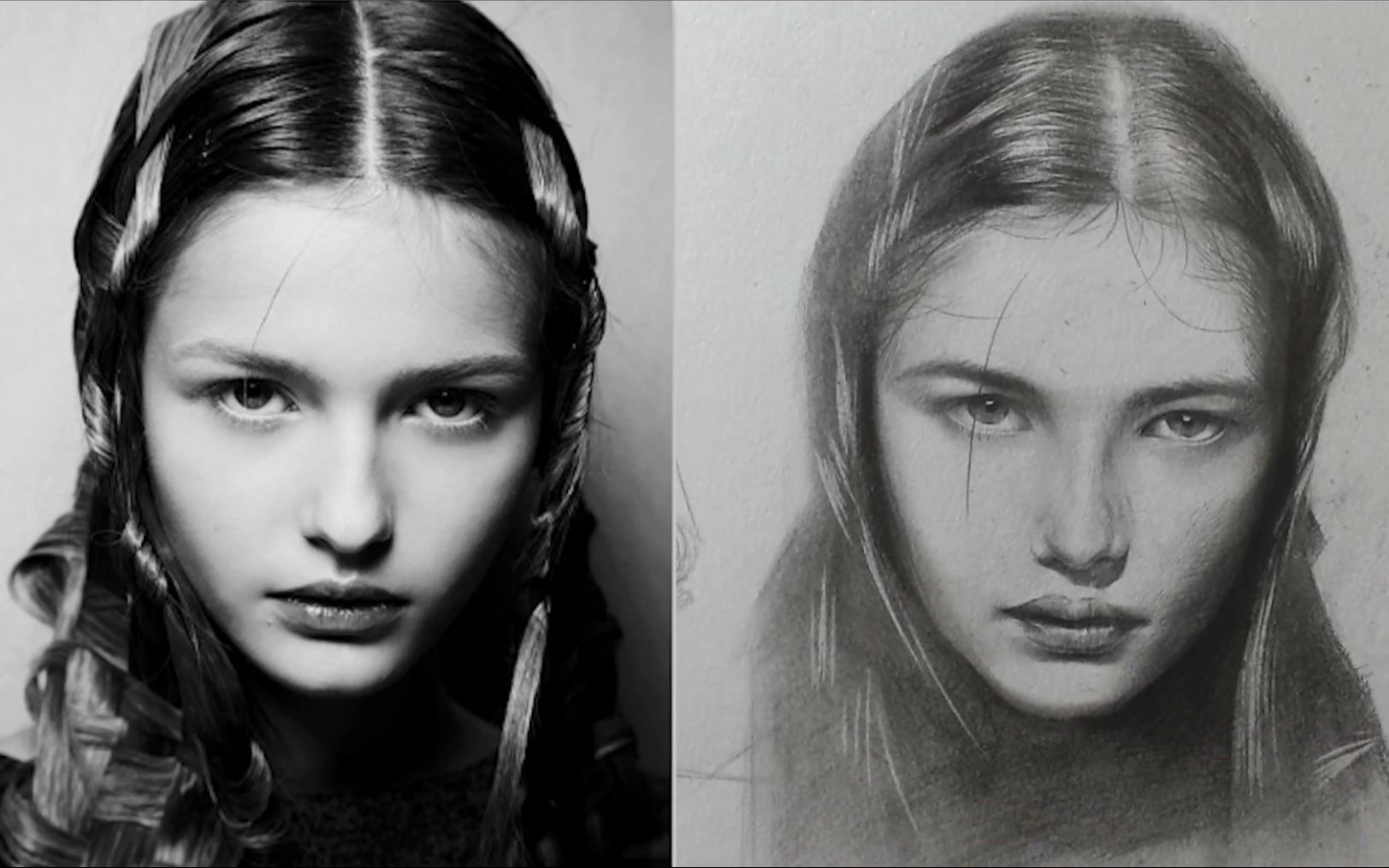 想画出超写实的素描人像?"三庭五眼"是关键!