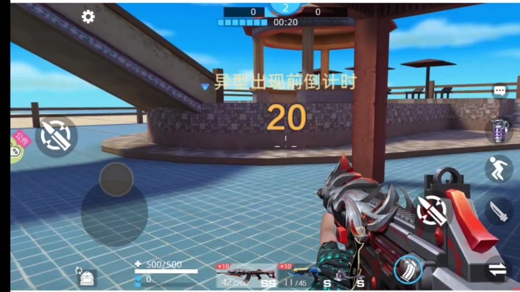 全民枪神70式黯灭挑战新生化模式试用,刚好碰到了一个右上角小剧场