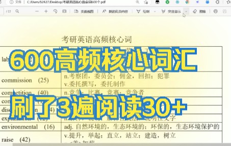 考研英语核心600词汇,冲刺阅读,写作,翻译提分30+【23考研】哔哩哔哩bilibili