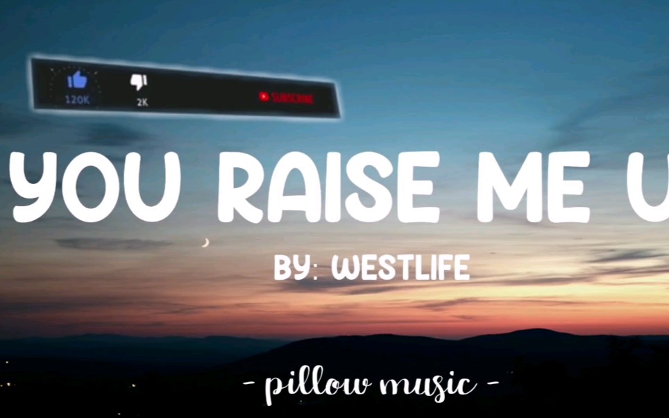 易唱好听英文歌You raise me up (歌词)哔哩哔哩bilibili