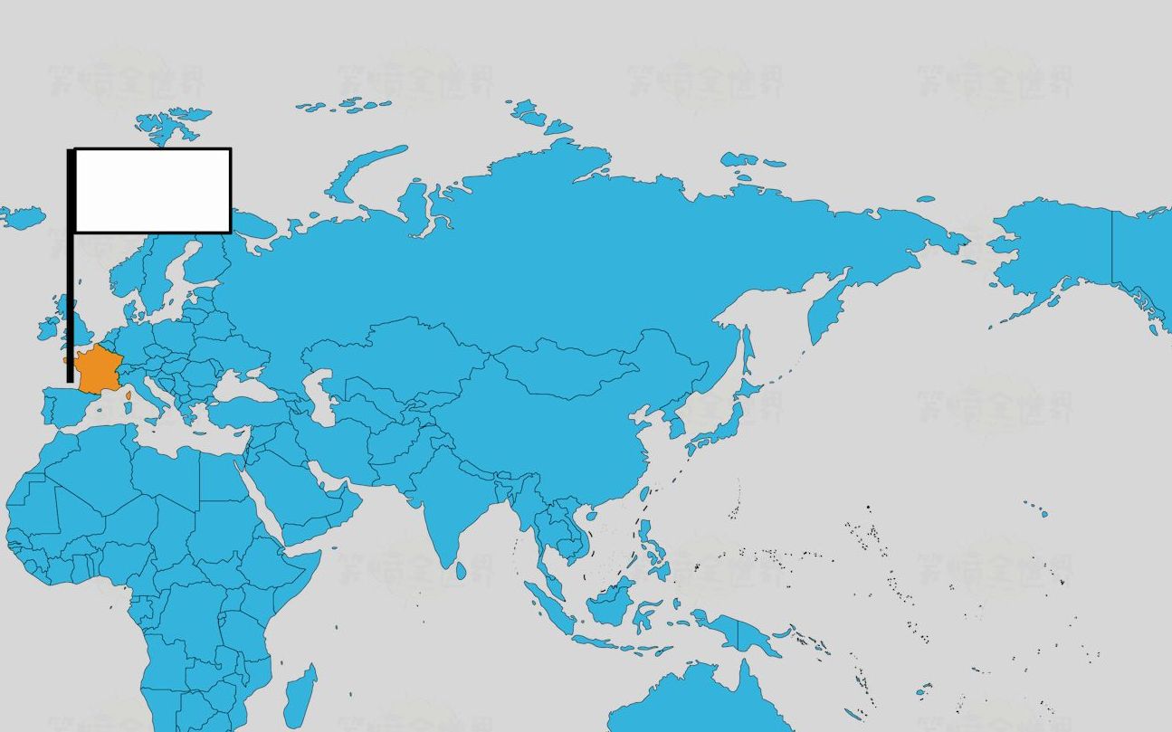 各国眼里的世界地图现状,超现实哔哩哔哩bilibili