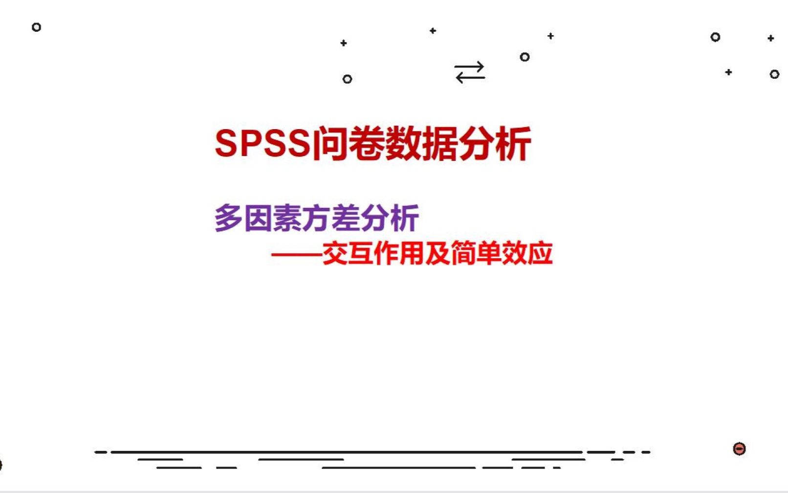 SPSS问卷数据分析——多因素方差分析哔哩哔哩bilibili