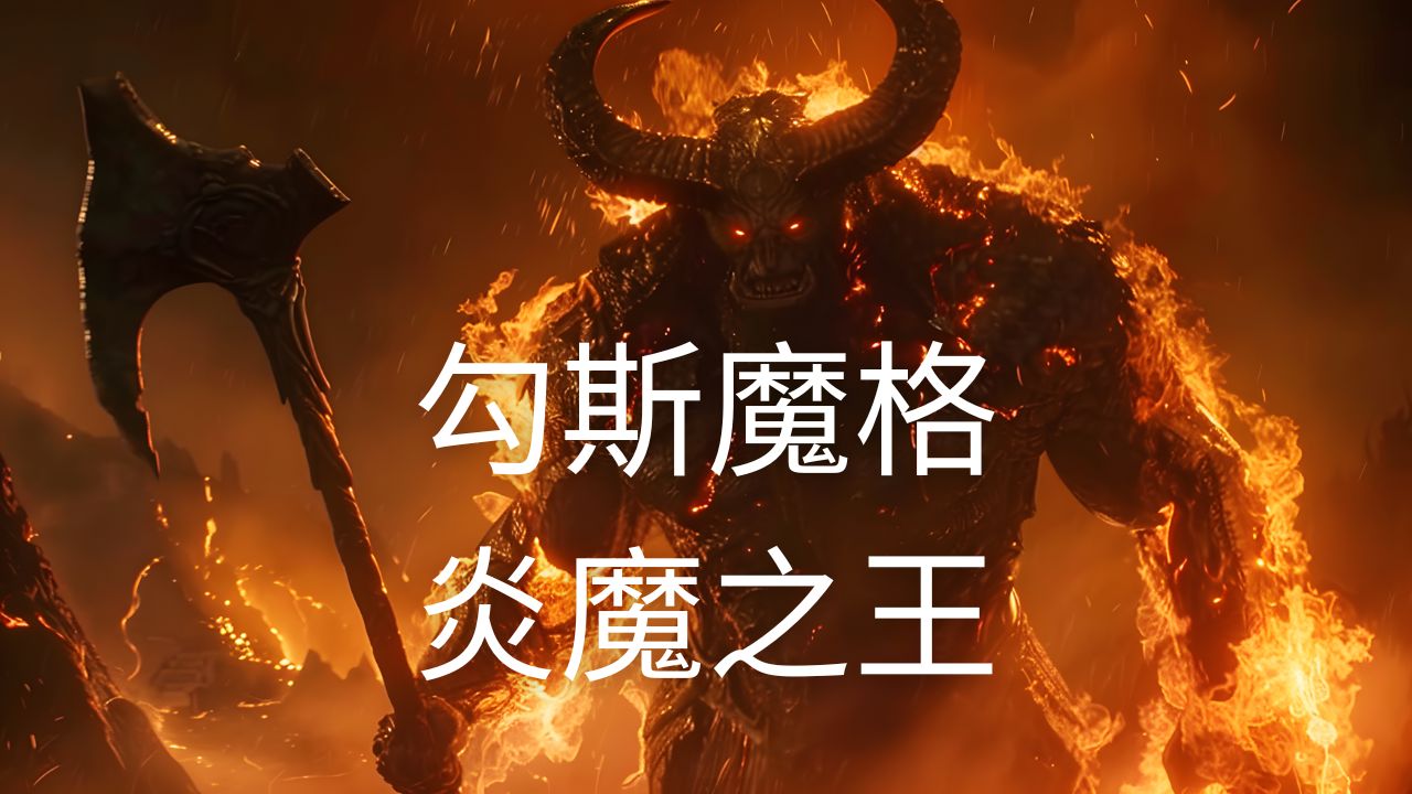 《精灵宝钻》勾斯魔格,炎魔之王