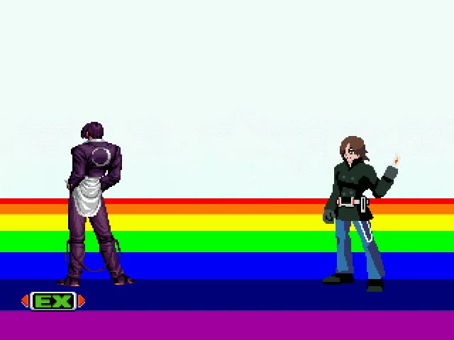 mugen98c八神轻葵花三式接八稚女判定还原演示