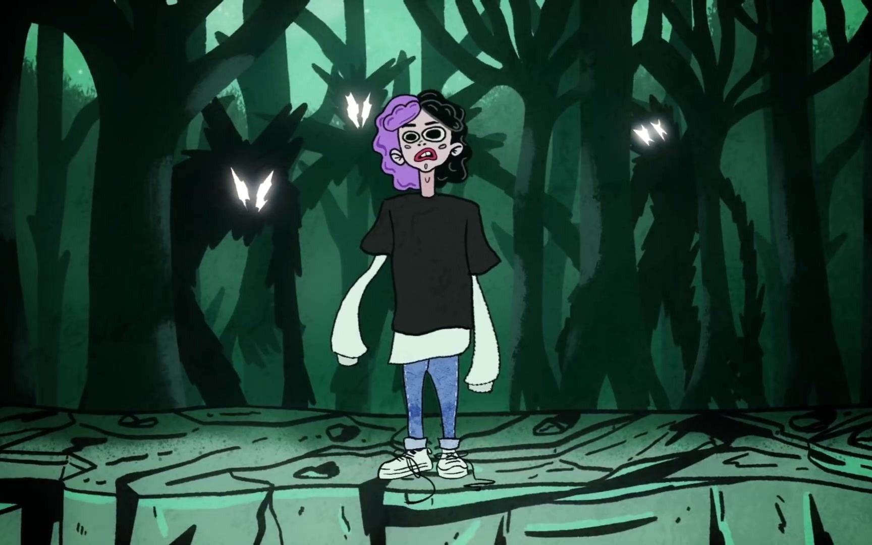 【347aidan】 demons & monsters (animated music video)_哔哩哔哩