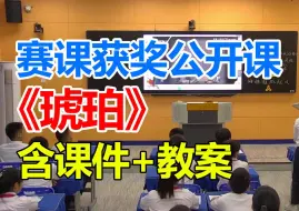 Download Video: 《琥珀》公开课优质课，24新课标获奖课，比赛课堂实录(带教案PPT)李晶