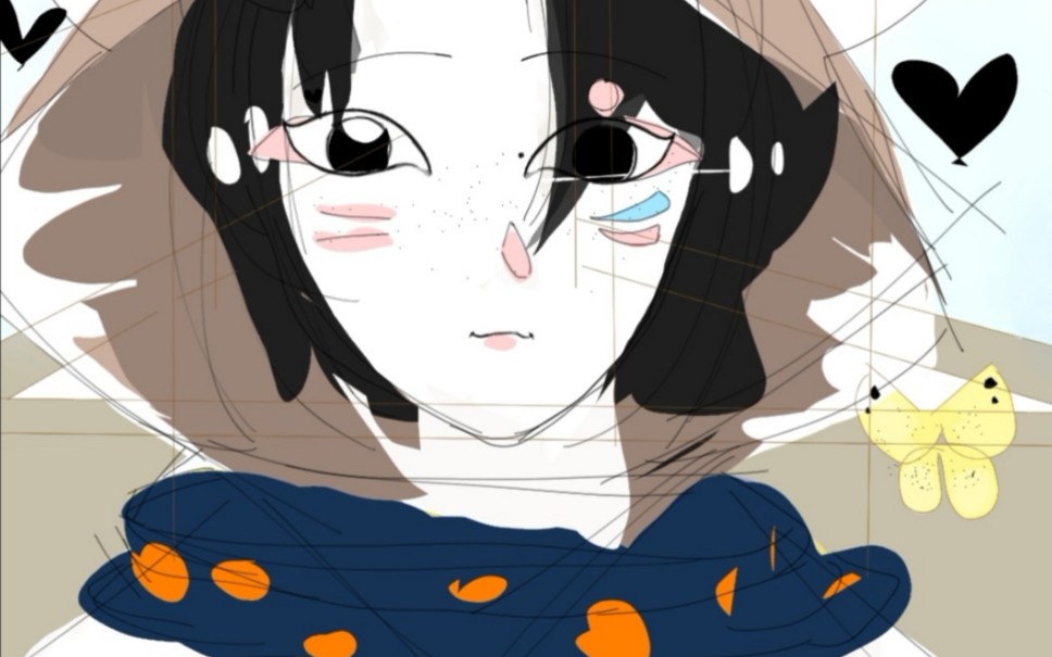 【指绘】可爱小哥哥～一双桃花眼迷了多少人～_哔哩哔哩_bilibili