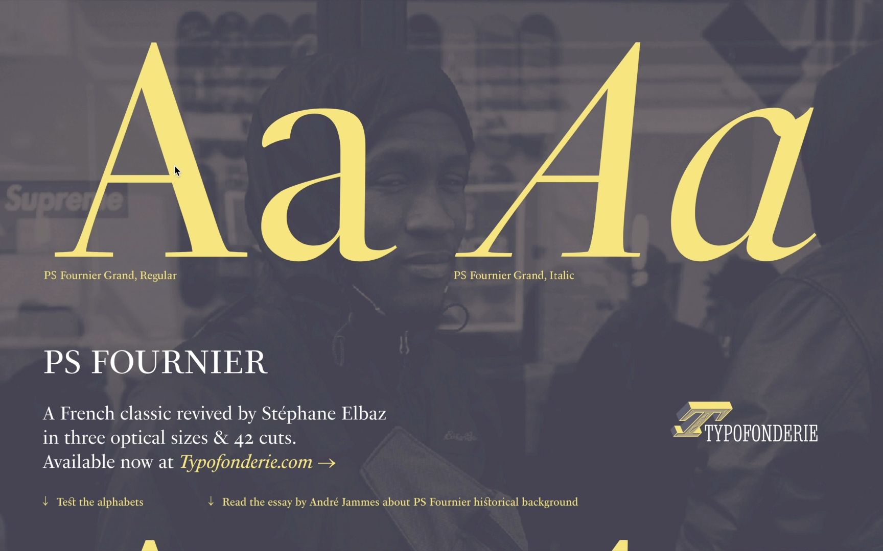 复刻ps fournier字体 - stéphane elbaz