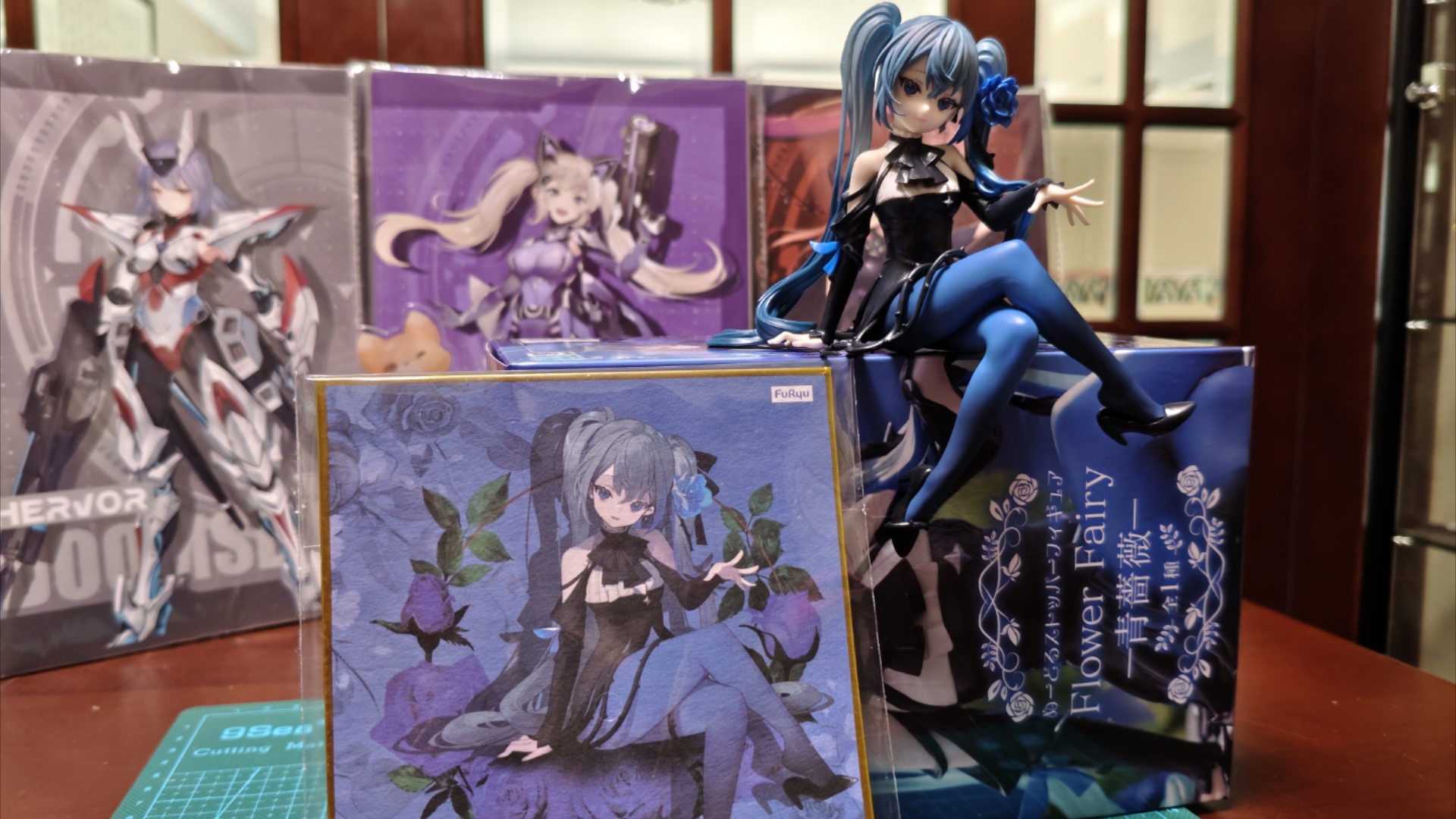 [景品开箱]FuRyu 泡面压 初音未来 Blue Rose 景品手办开箱哔哩哔哩bilibili