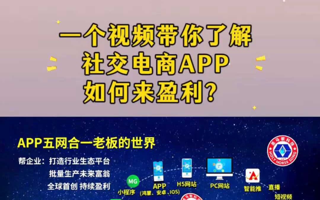 一个视频带你了解社交电商APP如何来盈利!哔哩哔哩bilibili