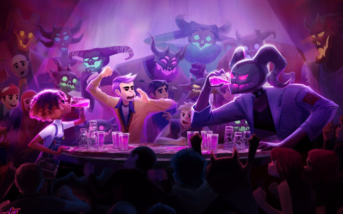 和撒旦拼酒量的游戏——afterparty短预告_哔哩哔哩 (゜-゜)つロ 干杯