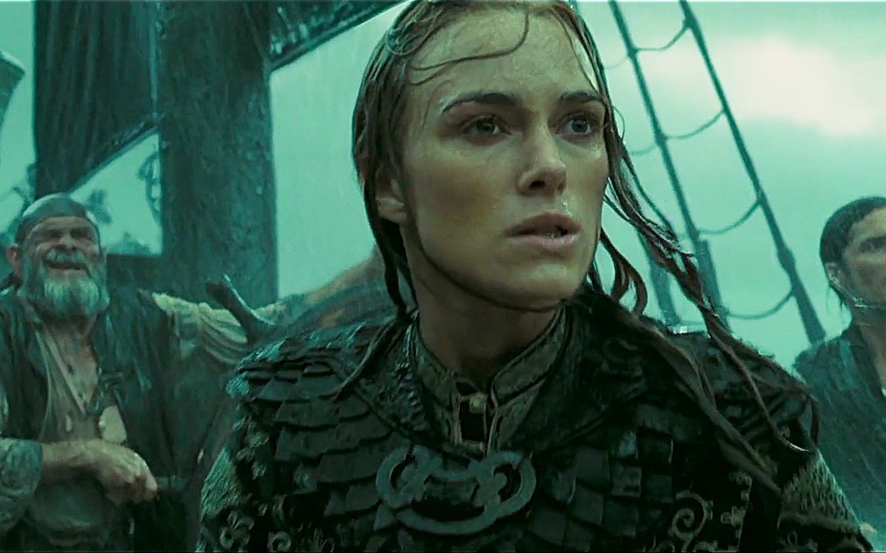 加勒比海盗 伊丽莎白战前演讲 黑珍珠号领头决战开始